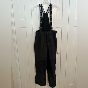 Kid’s Kamik Snowbib with Suspenders Black Size 14